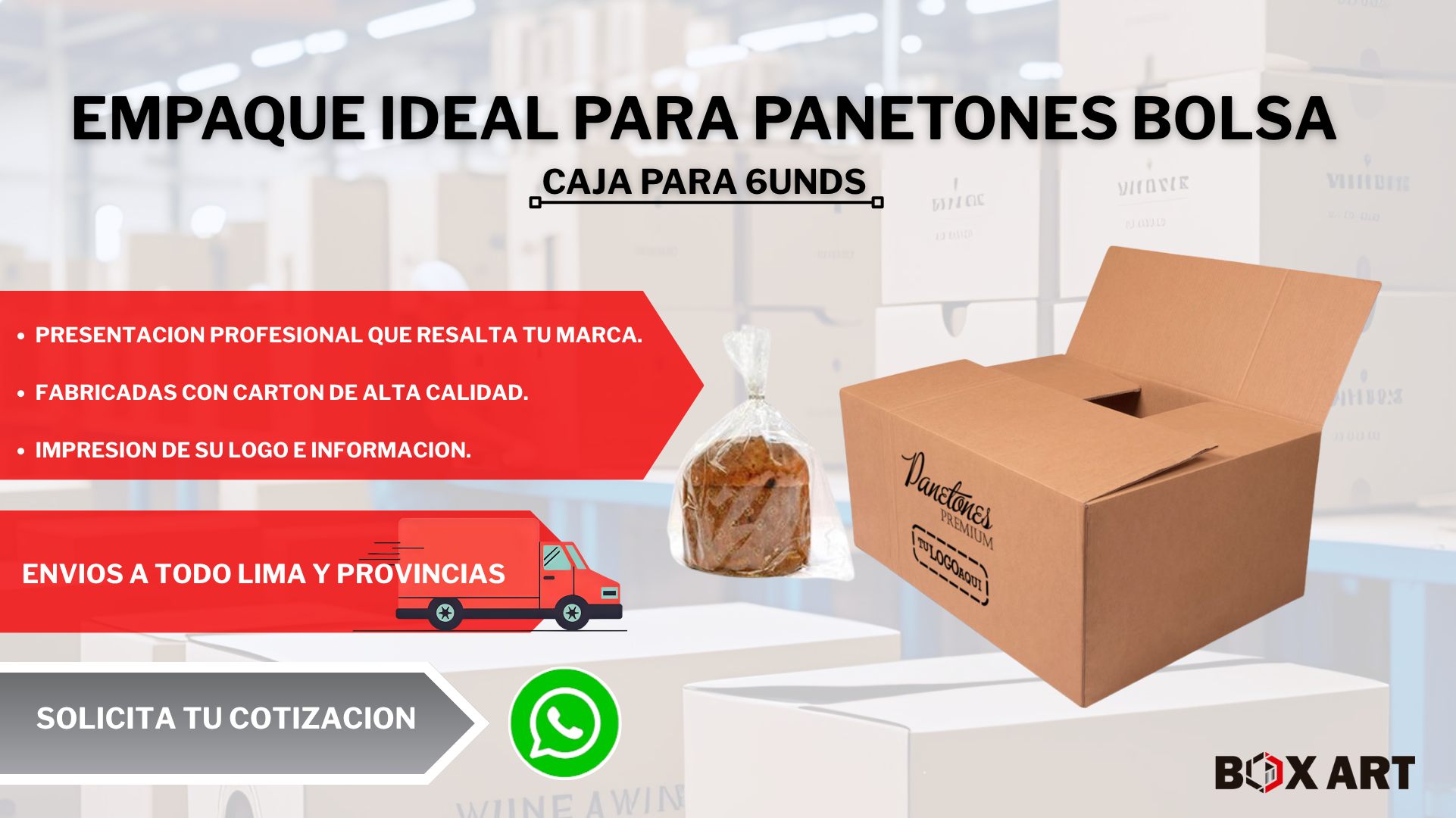 Empaque para panetones